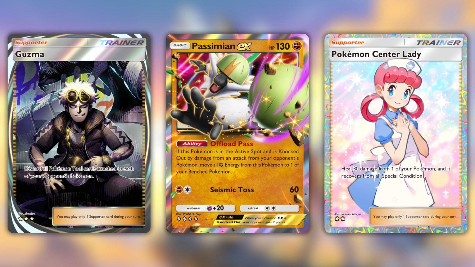 Best supporting cards in the deck (Image via The Pokemon Company)